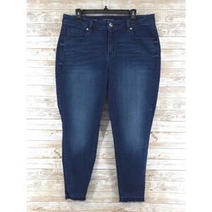 Lane Bryant High Rise Skinny Ankle Jeans Womens 16